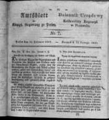 Amtsblatt der Königlichen Regierung zu Posen. 1827.02.13 Nro.7