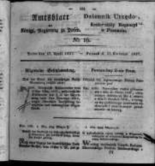 Amtsblatt der K&ouml;niglichen Regierung zu Posen. 1827.04.17 Nro.16