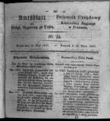 Amtsblatt der Königlichen Regierung zu Posen. 1827.05.29 Nro.22