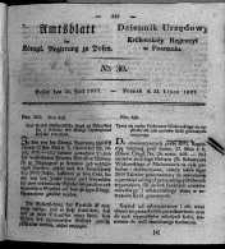 Amtsblatt der K&ouml;niglichen Regierung zu Posen. 1827.07.24 Nro.30