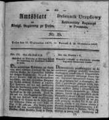 Amtsblatt der Königlichen Regierung zu Posen. 1827.09.25 Nro.39