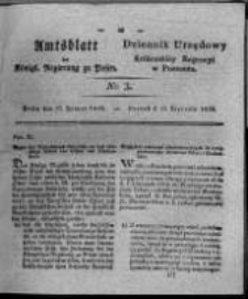 Amtsblatt der K&ouml;niglichen Regierung zu Posen. 1826.01.17 Nro.3