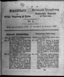 Amtsblatt der K&ouml;niglichen Regierung zu Posen. 1826.01.30 Nro.5