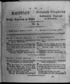 Amtsblatt der K&ouml;niglichen Regierung zu Posen. 1826.02.07 Nro.6