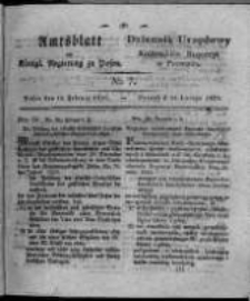 Amtsblatt der K&ouml;niglichen Regierung zu Posen. 1826.02.14 Nro.7