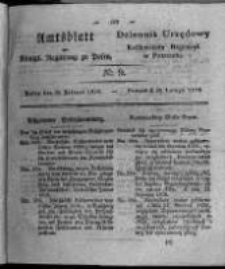 Amtsblatt der K&ouml;niglichen Regierung zu Posen. 1826.02.28 Nro.9