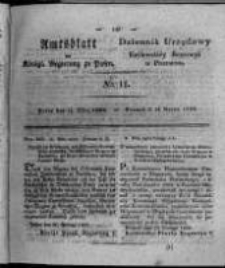 Amtsblatt der K&ouml;niglichen Regierung zu Posen. 1826.03.14 Nro.11