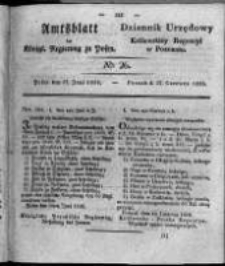 Amtsblatt der K&ouml;niglichen Regierung zu Posen. 1826.06.27 Nro.26