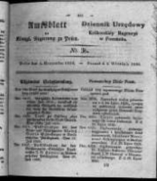 Amtsblatt der K&ouml;niglichen Regierung zu Posen. 1826.09.05 Nro.36