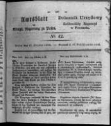 Amtsblatt der K&ouml;niglichen Regierung zu Posen. 1826.10.17 Nro.42