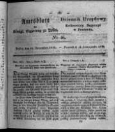 Amtsblatt der Königlichen Regierung zu Posen. 1826.11.14 Nro.46