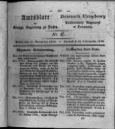 Amtsblatt der K&ouml;niglichen Regierung zu Posen. 1826.11.21 Nro.47