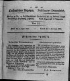 Oeffentlicher Anzeiger. 1826.04.04 Nro.14