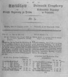 Amtsblatt der K&ouml;niglichen Regierung zu Posen. 1830.01.19 Nro.3