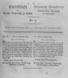 Amtsblatt der K&ouml;niglichen Regierung zu Posen. 1830.01.26 Nro.4