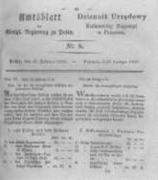 Amtsblatt der Königlichen Regierung zu Posen. 1830.02.23 Nro.8
