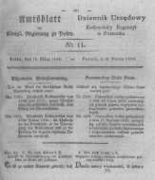 Amtsblatt der Königlichen Regierung zu Posen. 1830.03.16 Nro.11