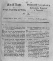 Amtsblatt der K&ouml;niglichen Regierung zu Posen. 1830.03.30 Nro.13