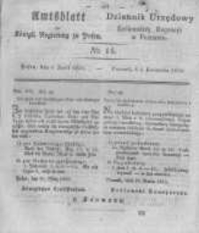 Amtsblatt der Königlichen Regierung zu Posen. 1830.04.06 Nro.14