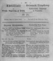 Amtsblatt der K&ouml;niglichen Regierung zu Posen. 1830.06.15 Nro.24