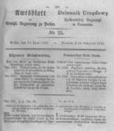 Amtsblatt der Königlichen Regierung zu Posen. 1830.06.22 Nro.25