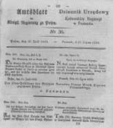 Amtsblatt der K&ouml;niglichen Regierung zu Posen. 1830.07.27 Nro.30