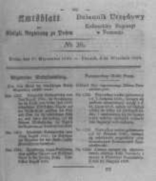 Amtsblatt der Königlichen Regierung zu Posen. 1830.09.21 Nro.38