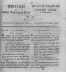 Amtsblatt der K&ouml;niglichen Regierung zu Posen. 1830.09.28 Nro.39