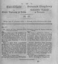 Amtsblatt der Königlichen Regierung zu Posen. 1830.10.12 Nro.41