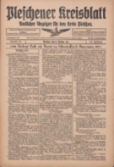 Pleschener Kreisblatt: Amtlicher Anzeiger f&uuml;r den Kreis Pleschen 1915.02.10 Jg.63 Nr12