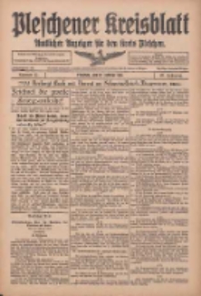 Pleschener Kreisblatt: Amtlicher Anzeiger f&uuml;r den Kreis Pleschen 1915.02.27 Jg.63 Nr17