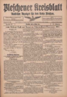 Pleschener Kreisblatt: Amtlicher Anzeiger für den Kreis Pleschen 1915.03.06 Jg.63 Nr19