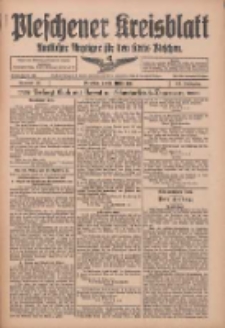 Pleschener Kreisblatt: Amtlicher Anzeiger f&uuml;r den Kreis Pleschen 1915.03.20 Jg.63 Nr23