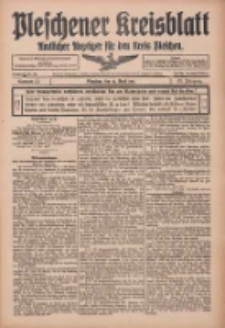 Pleschener Kreisblatt: Amtlicher Anzeiger f&uuml;r den Kreis Pleschen 1915.04.24 Jg.63 Nr33