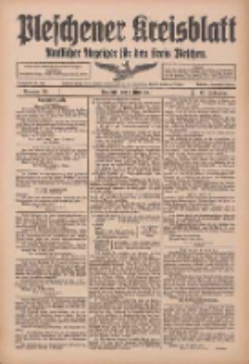 Pleschener Kreisblatt: Amtlicher Anzeiger f&uuml;r den Kreis Pleschen 1915.05.05 Jg.63 Nr36