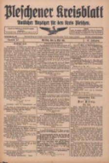 Pleschener Kreisblatt: Amtlicher Anzeiger f&uuml;r den Kreis Pleschen 1915.05.26 Jg.63 Nr42