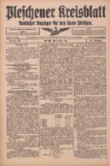 Pleschener Kreisblatt: Amtlicher Anzeiger für den Kreis Pleschen 1915.05.29 Jg.63 Nr43