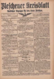 Pleschener Kreisblatt: Amtlicher Anzeiger f&uuml;r den Kreis Pleschen 1915.06.12 Jg.63 Nr47