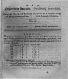 Oeffentlicher Anzeiger. 1831.01.11 Nro.2