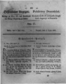 Oeffentlicher Anzeiger. 1831.07.05 Nro.27