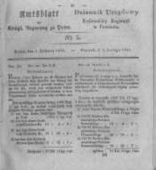 Amtsblatt der K&ouml;niglichen Regierung zu Posen. 1831.02.01 Nro.5