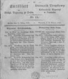 Amtsblatt der Königlichen Regierung zu Posen. 1831.03.15 Nro.11
