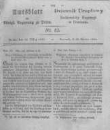 Amtsblatt der K&ouml;niglichen Regierung zu Posen. 1831.03.22 Nro.12