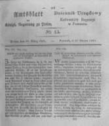 Amtsblatt der K&ouml;niglichen Regierung zu Posen. 1831.03.29 Nro.13
