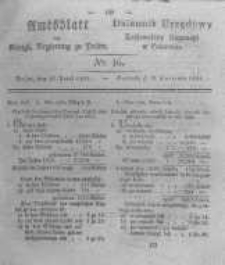 Amtsblatt der K&ouml;niglichen Regierung zu Posen. 1831.04.19 Nro.16
