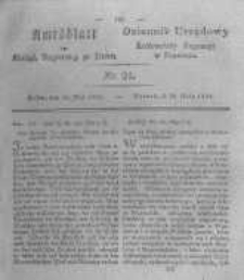 Amtsblatt der K&ouml;niglichen Regierung zu Posen. 1831.05.24 Nro.21