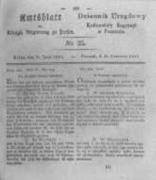 Amtsblatt der K&ouml;niglichen Regierung zu Posen. 1831.06.21 Nro.25