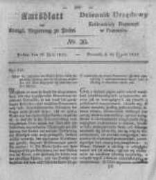 Amtsblatt der K&ouml;niglichen Regierung zu Posen. 1831.07.26 Nro.30