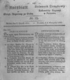Amtsblatt der K&ouml;niglichen Regierung zu Posen. 1831.08.09 Nro.32