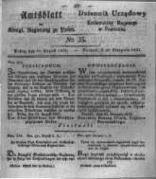 Amtsblatt der K&ouml;niglichen Regierung zu Posen. 1831.08.30 Nro.35